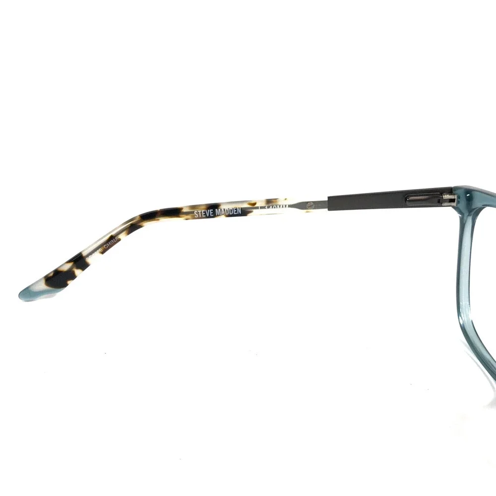 Steve Madden Eyeglasses Frames TRIXIE GREEN SEAFOAM Tortoise Cat Eye 54-16-140